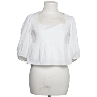 Top (White) from Abercrombie & Fitch Cotton, Polyester