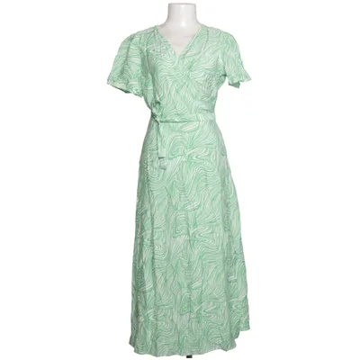 Robe portefeuille (Vert, Blanc) de Object Polyamide, Viscose