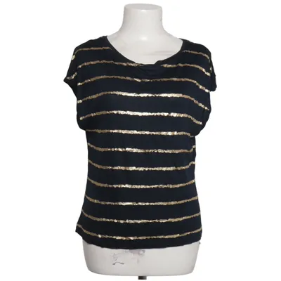 T-shirt (Zwart, Goud) van Mint Velvet