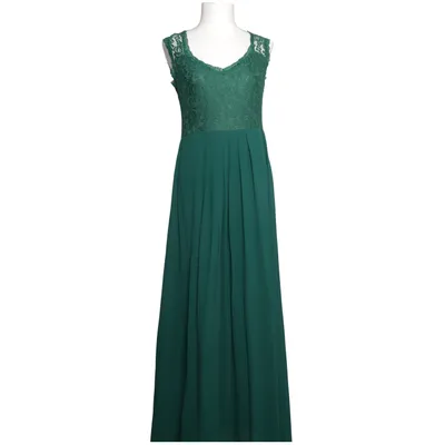 Aftenkjole (Grøn) fra Miusol Polyester