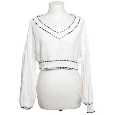 Sweater (White, Black) from Heather Cotton, Polyester