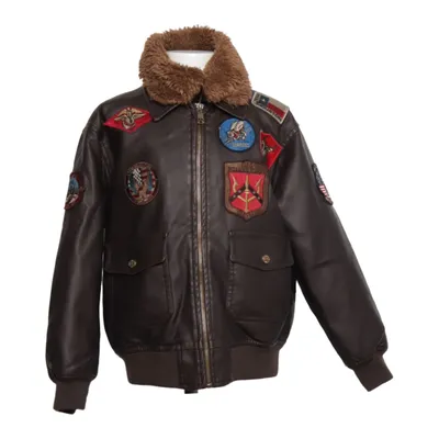 Pilotenjas (Bruin, Meerkleurig) van Tommy Polyester, Polyurethaan
