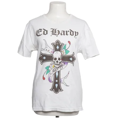 T-shirt (White, Multicolored) from Ed Hardy