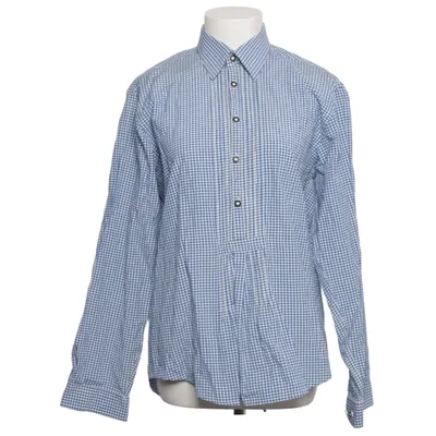 Buttondown-skjorta (Blå, Vit) från Almsach Bomull, Polyester