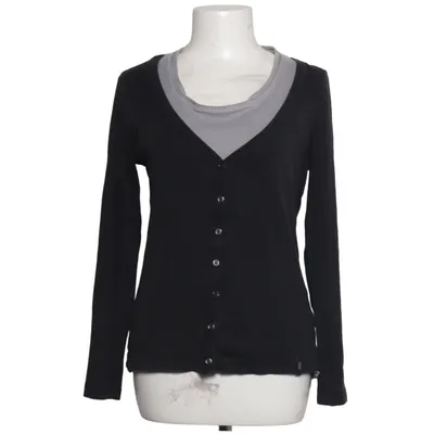 Strickjacke (Schwarz, Grau) von Cecil