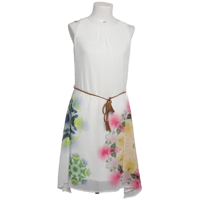 Dress (White, Multicolored) from Desigual Elastane, Polyester, Viscose