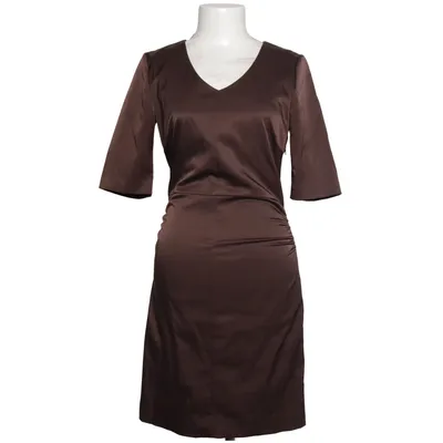Klänning (Brun) från By Groth Acetat, Bomull, Elastan, Polyester