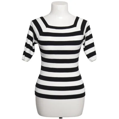 Haut (Noir, Blanc) de Zilch Élasthane, Viscose