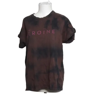 T-shirt (Brun, Sort, Flerfarvet) fra Maison Hēroïne Økologisk bomuld