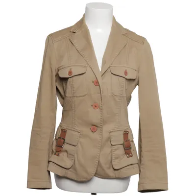 Blazer (Beige) fra Weekend MaxMara Bomuld, Elastan