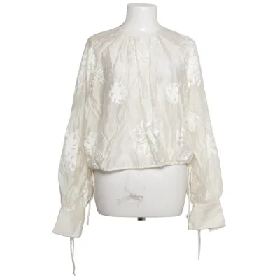 Blouse (White) from H&M Polyester, Viscose