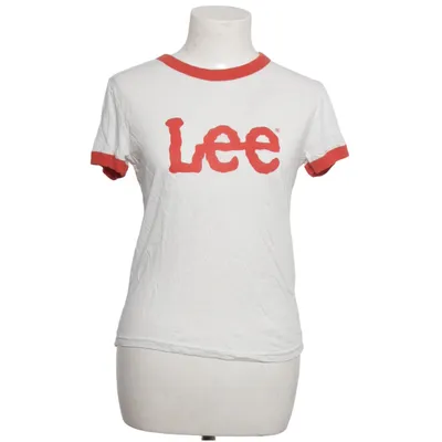 T-shirt (Hvid, Rød) fra Lee Bomuld