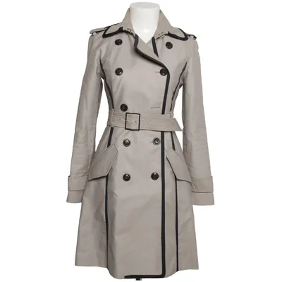 Trenchcoat (Beige, Svart) från Karen Millen Bomull, Polyester, Viskos