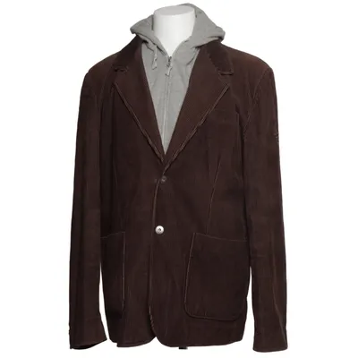 Blazer (Brown, Gray) from Broadway Cotton, Polyester