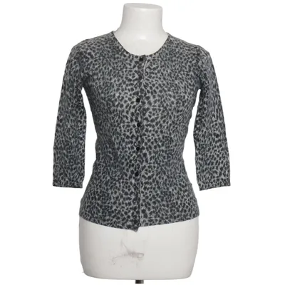 Cardigan (Gris, Blanc) de Christina Angora, Élasthane, Laine de mouton