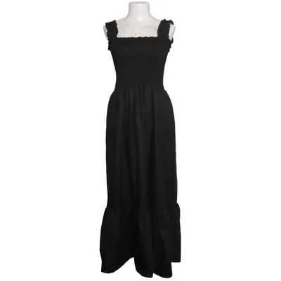 Maxi jurk (Zwart) van Moves Katoen, Polyester
