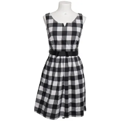 Dress (Black, White) from Hallhuber Cotton, Elastane