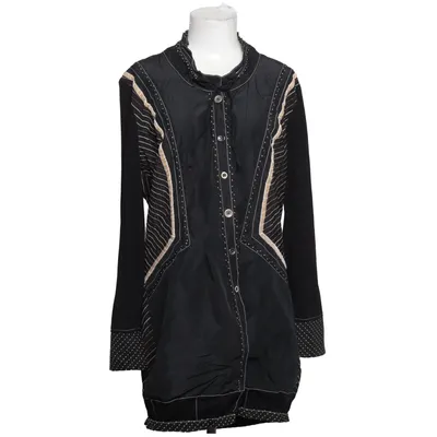 Bluse (Schwarz, Beige) von Biba Baumwolle, Elasthan, Polyester, Viskose