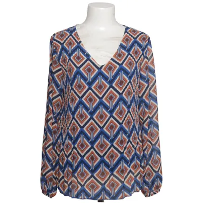 Blouse (Bleu, Marron, Blanc) de Cami Élasthane, Polyester, Viscose