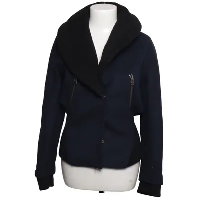 Jacket (Blue, Black) from H&M Studio Polyamide, Wool