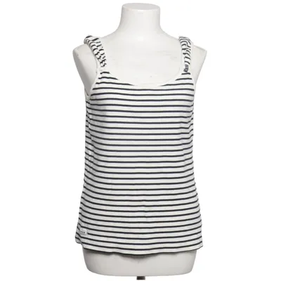 Tank Top (White, Blue) from Voile Bleue