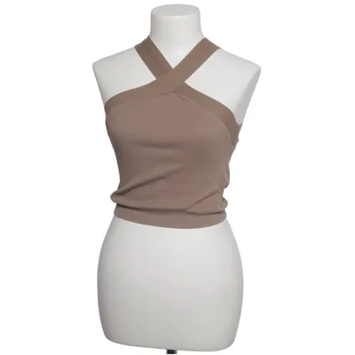 Halter neck top (Beige) from Stradivarius