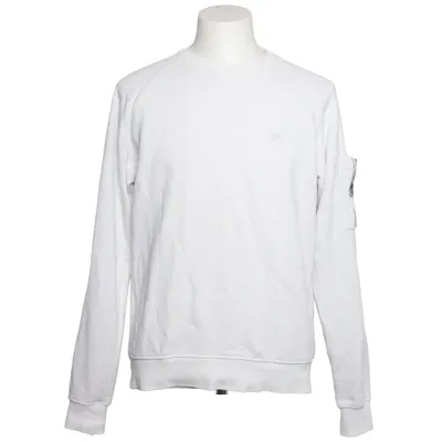 Sweatshirt (Weiß) von Alpha Industries Baumwolle, Polyester