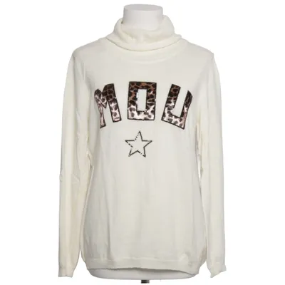 Polotröja (Vit) från Mou Kashmir, Polyamid, Polyester