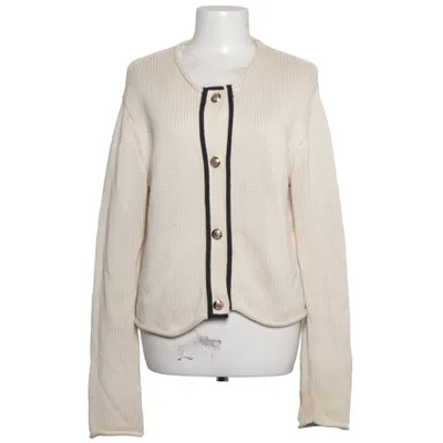 Cardigan (Beige, Noir) de Massimo Dutti Coton