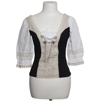 Chemisier Dirndl (Noir, Blanc, Beige) de Stockerpoint Coton, Élasthane, Lin, Polyester