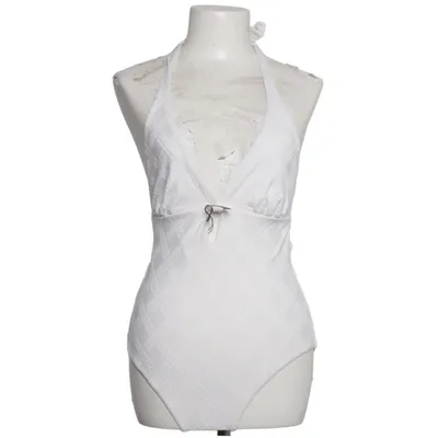 Maillot de bain une pièce (Blanc) de Enfasis Polyester, Élasthane
