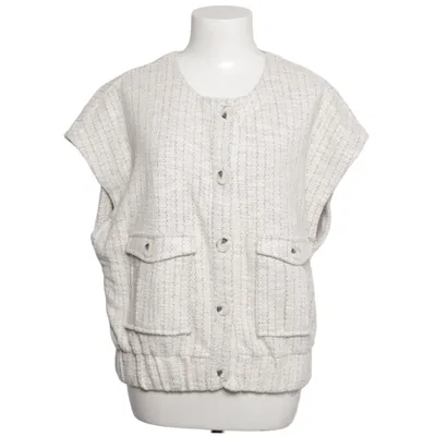 Kofta (Vit, Grå) från Anytime Bomull, Polyester, Viskos
