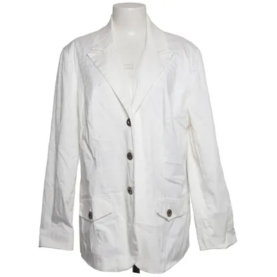 Blazer (Blanc) de Women's Selection Coton, Élasthane, Polyester