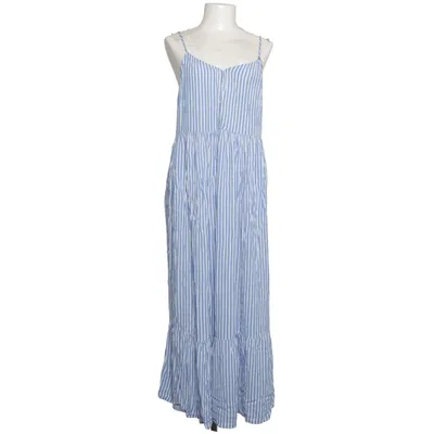 Maxikleid (Blau, Weiß) von Gina Viskose