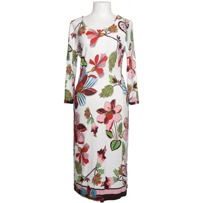 Kjole (Hvid, Flerfarvet) fra Aniston Elastan, Polyester, Viscose