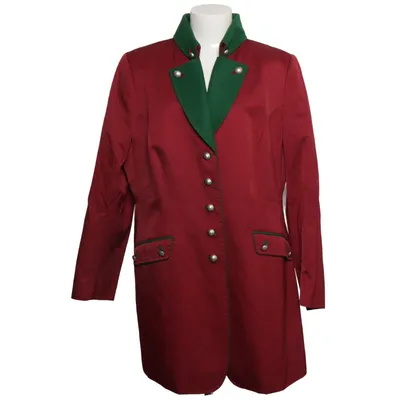 Coat (Red, Green) from Kaiserjäger Acetate, Cotton, Metallic fiber, Polyester, Viscose