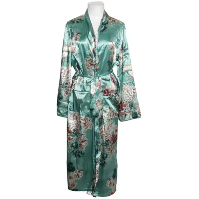 Dressing gown (Green, Multicolored) from Feitong Elastane, Polyester
