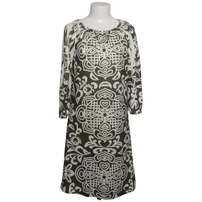 Kleid (Braun, Weiß) von Snake Milano Elasthan, Polyester