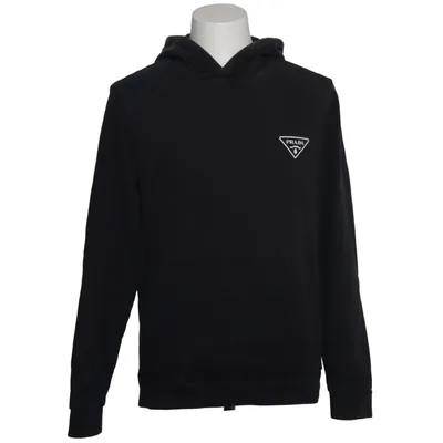 Capuchon sweater (Zwart) van Prada Katoen, Polyamide