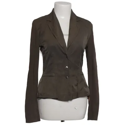 Blazer (Brown) from Marc Cain Cotton, Polyamide, Viscose