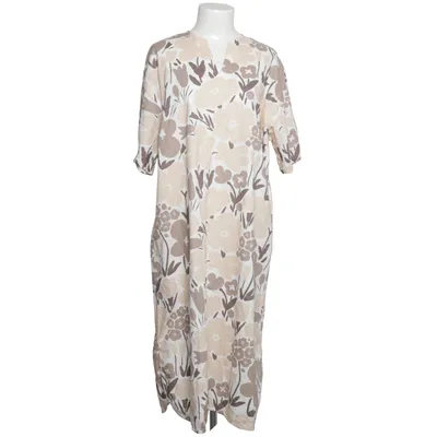 Kjole (Beige, Brun, Hvid) fra Marimekko x Uniqlo Bomuld, Linned