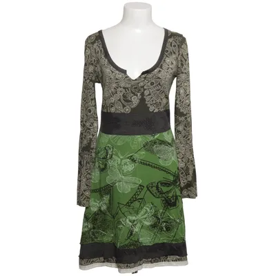 Dress (Green, Gray, Multicolored) from Desigual Cotton, Viscose