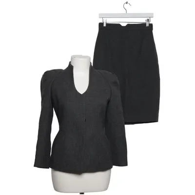 Tailleur jupe (Gris) de L.K. Bennett Acétate, Cupro, Laine