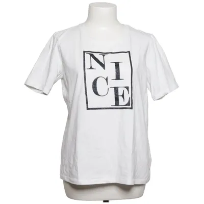 T-shirt (Blanc) de Icona Coton, Élasthane