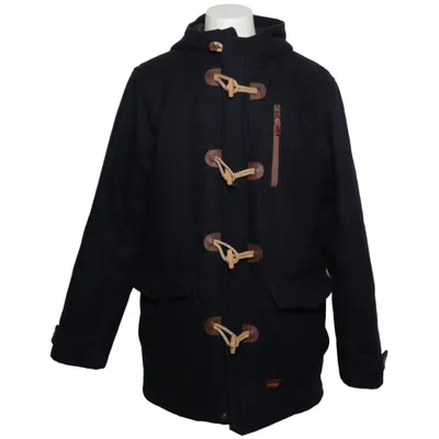 Dufflecoat (Blå) fra Irregular Choice Polyester, Viscose, Uld