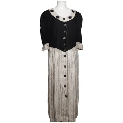 Dirndl (Zwart, Wit) van Meico Linnen, Viscose