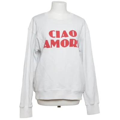 Sweatshirt (Weiß, Rot) von Marie Lund Baumwolle, Polyester