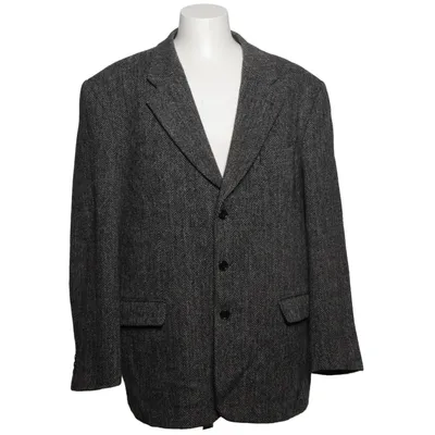 Blazer (Grå) fra Harris Tweed Viscose, Uld