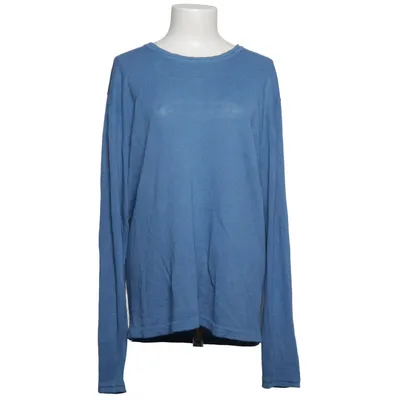 Pullover (Blue) from Wool & Co Cotton, Linen, Polyamide