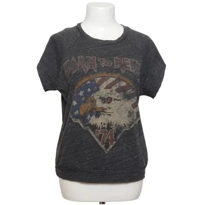 T-shirt (Grå) från Rock Rebel Bomull, Polyester, Viskos
